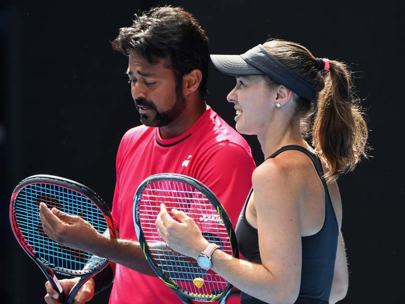 Leander Paes-Martina Hingis Pair Crashes Out of Australian Open
