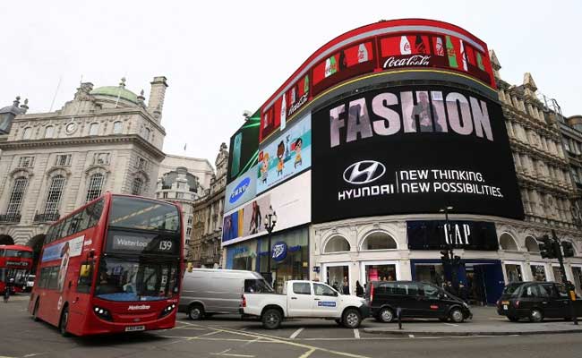 London's Piccadilly Circus Lights Go Off For Longest Since World War Two