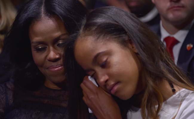 Barack Obama Farewell Speech: Malia Moved To Tears With Father's Emotional Tribute