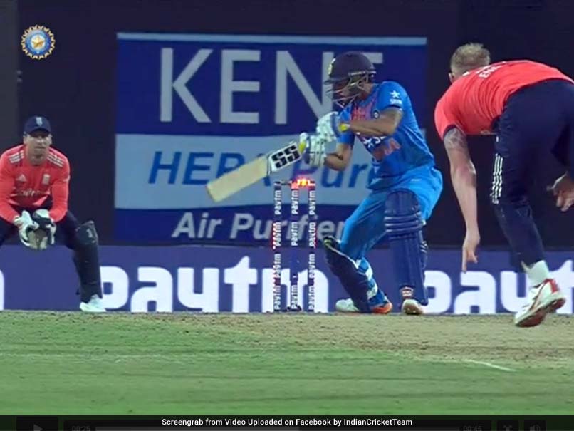 India vs England: Ben Stokes Bowled Manish Pandey But Miraculously The Bails Didn't Move