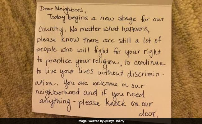 Muslim Family Gets Heartwarming Letter Post Donald Trump's Inauguration