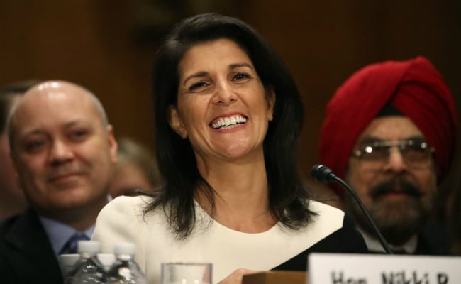 Indian-American Nikki Haley's Nomination For Cabinet Post Approved By Senate Panel