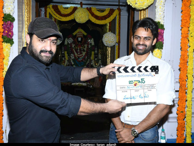 NTR Launches Sai Dharam Tej's Next Film <I>Jawaan</i>. See Pics Here