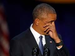 Barack Obama Wipes Tears, Smiles To Chants Of 'Four More Years'