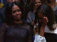विदाई भाषण के दौरान भावुक हुए बराक ओबामा, मिशेल और बेटी मालिया भी रोए