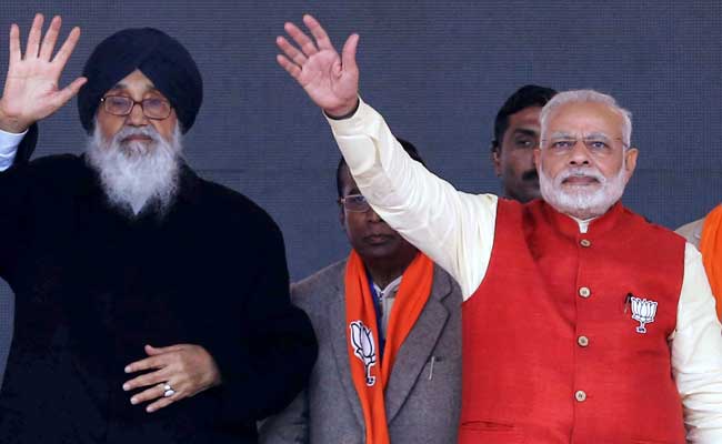 Punjab Elections 2017: BJP-Akali Agenda Is Peace, Congress' 'Divide And Rule': Parkash Singh Badal