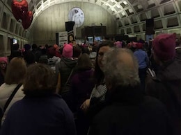 Women's March On Washington: Pink-Hatted Protesters Vow To Resist Donald Trump Women's March On Washington: Pink-Hatted Protesters Vow To Resist Donald Trump