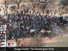 Protesters Block Entrances To Trump's Inauguration, Set Fires, Vandalize