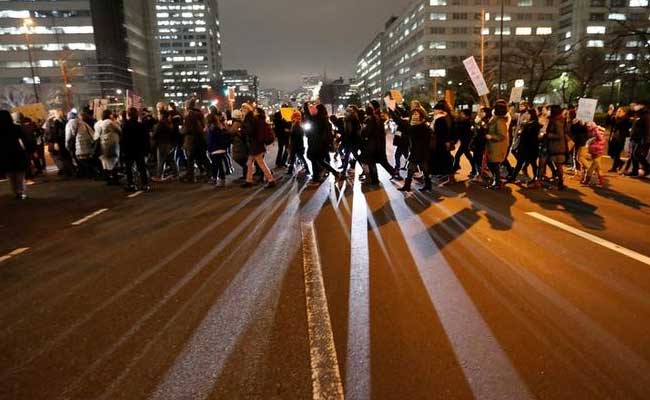 Small Protests Against Donald Trump In Japan, Philippines