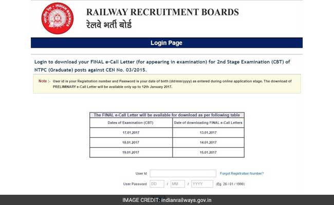 RRB NTPC Recruitment 2016 Stage 2 Exam Admit Card Released: Download Now And Know Other Details