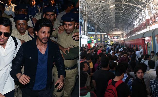 रईस रेल सफर: दिल्‍ली पहुंचे शाहरुख खान, कहा बेहद दुखद है वडोदरा में हुई मौत की घटना