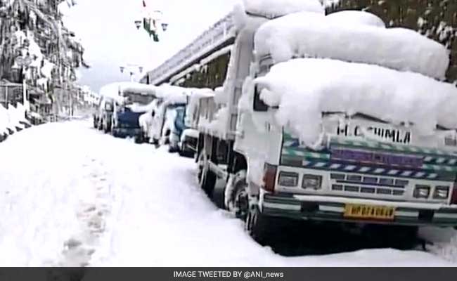 Shimla, Manali Traffic Restored After Snowfall