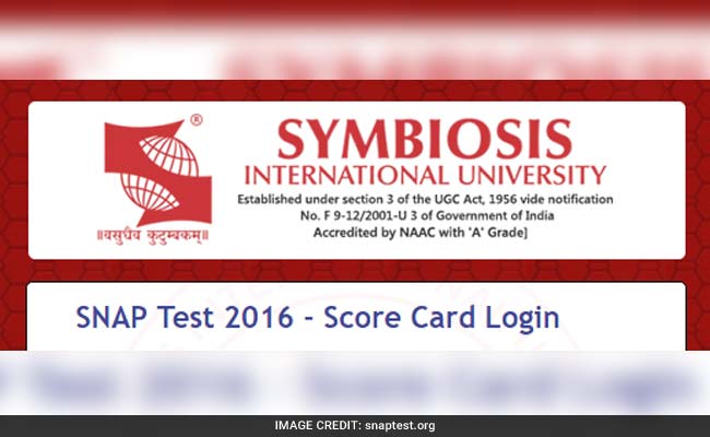 SNAP RESULT 2016: Download Your Score Card Now