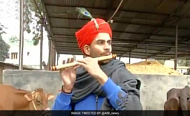 'So You're Lord Krishna Now?' PM Narendra Modi Joked With Lalu's Son In Patna About Photo