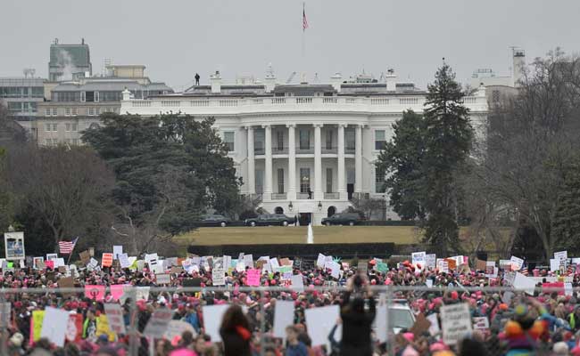 Indian-American Lawmakers Join Protest March Against Donald Trump