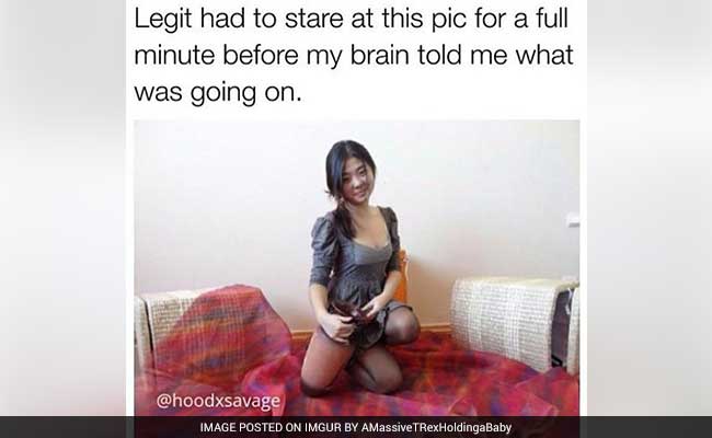 Can You Tell What's Wrong With This Pic Of A Woman Sitting On The Floor?