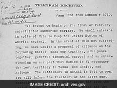 Secret WWI Telegram Holds Lessons For Today, Historians Say
