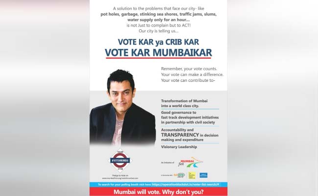 BMC Elections 2017: Aamir Khan Ad On Mumbai Civic Polls Promoted BJP, Allege Shiv Sena, Congress
