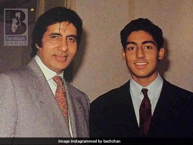 Amitabh Bachchan, In Heart-Warming Pic Shared By Son Abhishek