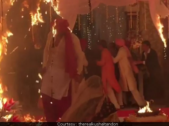 Kushal Tandon Helps Jennifer Winget In Beyhadh Fire Scene After She 'Froze'
