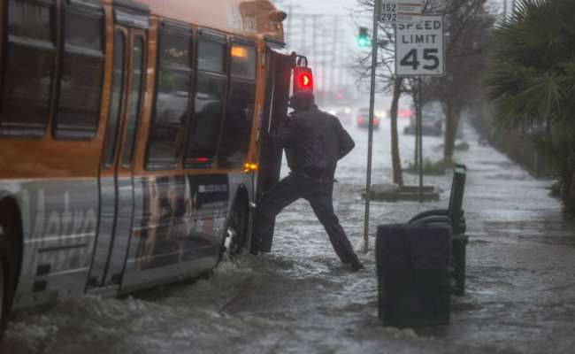 Heavy Rain And Snow Pound California, Raising Mudslide Risk