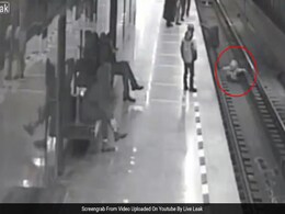 Thrilling Footage Shows Man Jumping On Train Tracks To Save Little Boy Thrilling Footage Shows Man Jumping On Train Tracks To Save Little Boy