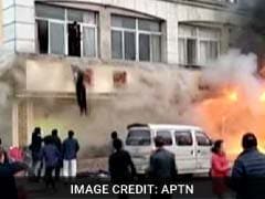 In China Fire, People Filmed Jumping Out Of Windows, 18 Dead