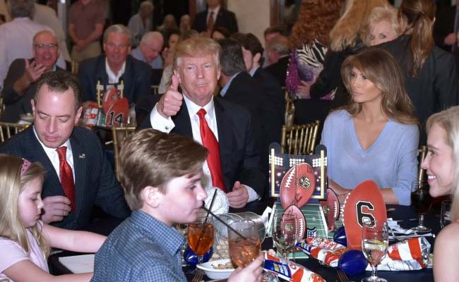 Donald Trump Escapes D.C. For Rounds Of Golf And A Super Bowl Party
