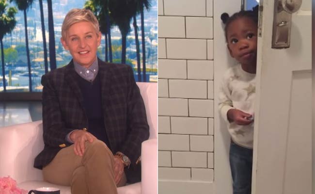 Ellen DeGeneres Shares Tired Mum's Video Of 'Most Polite Intruder'