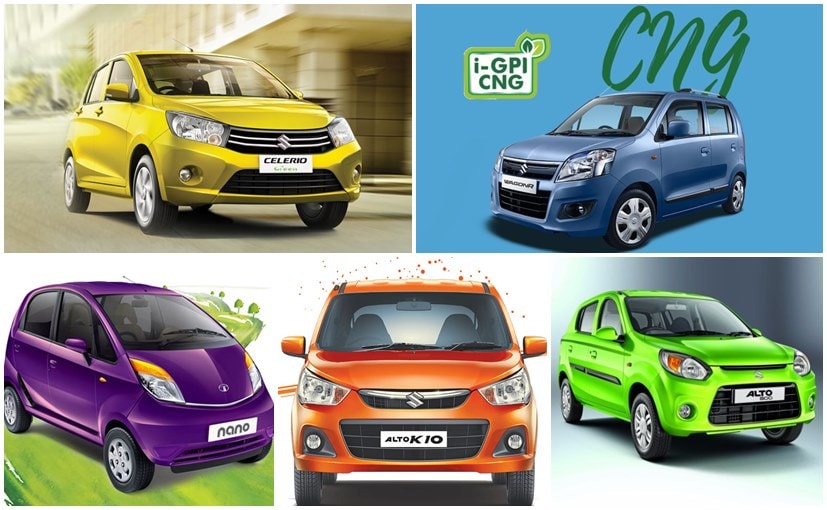 Here's the list of entry-level hatchback cars that come with company fitted CNG kits. This list includes some of the most fuel efficient models in the segment. The is still growing, and Maruti Suzuki is the only major players in this space right now.