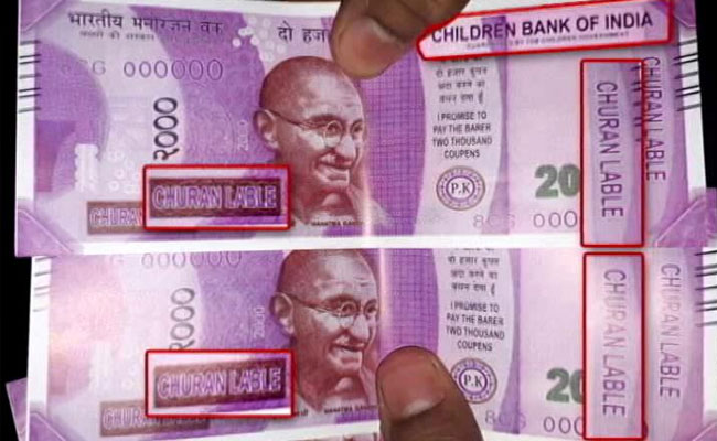 At SBI ATM In Delhi, Fake Rs 2,000 Notes By 'Children Bank of India'