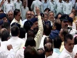 After Tamil Nadu, Gujarat Lawmakers Come To Blows in Assembly After Tamil Nadu, Gujarat Lawmakers Come To Blows in Assembly
