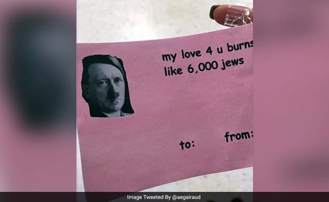 University Officials Investigating Hitler Valentine's Day Card Handed Out On Campus