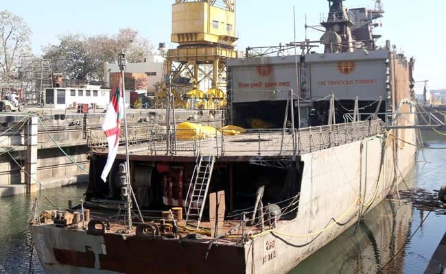 Warship INS Betwa Restored To Upright Position: Navy