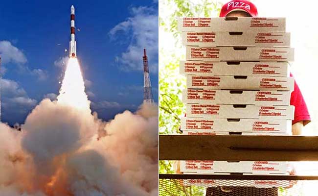 ISRO Staff Gets Pizza Treat After Launching 104 Satellites