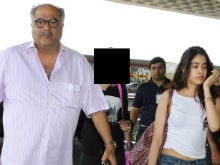 Jhanvi, Khushi Kapoor Spotted With Dad At Airport. But Sridevi, Where?