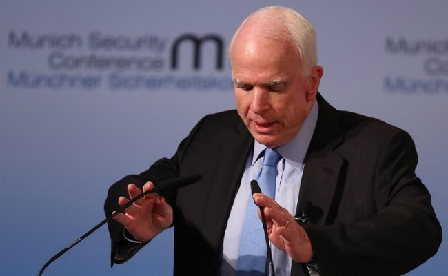 Donald Trump's Team In Disarray, US Senator McCain Tells Europe