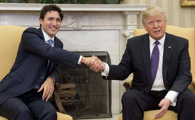 Donald Trump Boasts He Made Up Trade Claim In Justin Trudeau Meeting