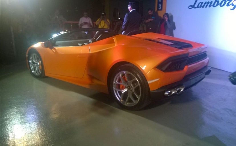 lamborghini huracan rwd spyder launch