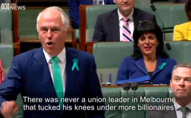 Ouch. Oz Prime Minister's Brutal Takedown Of Opposition Leader Is Viral