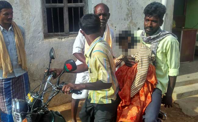 No Ambulance, He Carried Dead Daughter Home From Hospital On A Moped