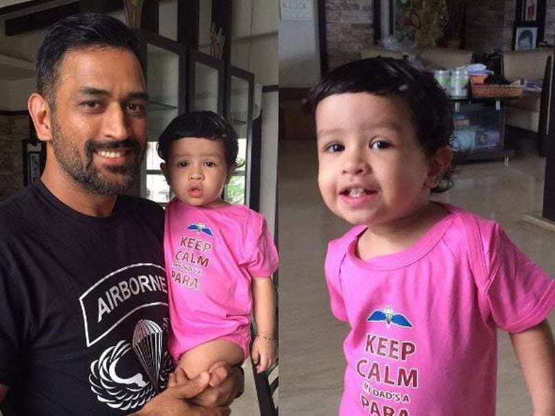 ms dhoni with daughter ziva