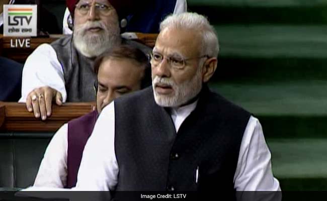 पीएम नरेंद्र मोदी ने लोकसभा में कहा- कैश लेनदेन से होता है भ्रष्टाचार, नोटबंदी का फैसला सही समय पर लिया