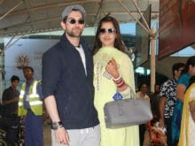 Newlyweds Neil Nitin Mukesh, Rukmini Sahay Touchdown In Mumbai Hand-In-Hand. See Pics