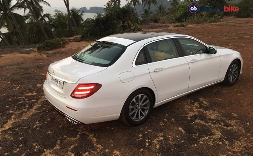 new mercedes benz e class rear quarter