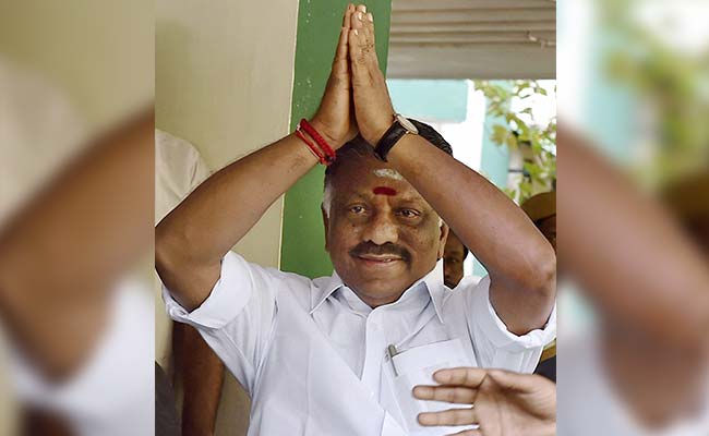 Tamil Nadu Deputy Chief Minister Files Nomination From Bodinayakanur Seat