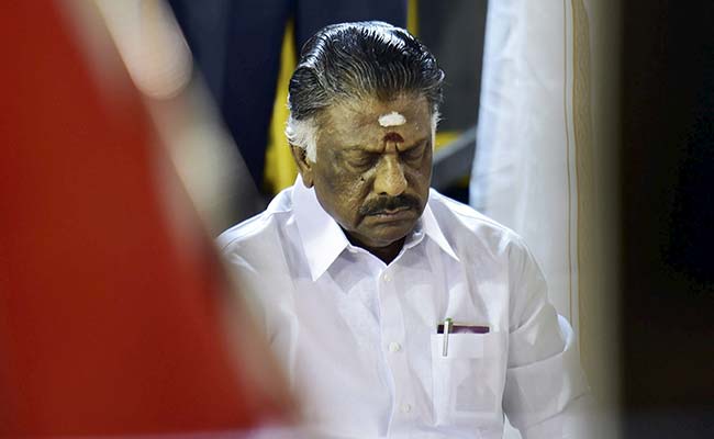 O Panneerselvam Visits Rain-Hit Nilgiris, Loss Put At Rs 199.23 Crore