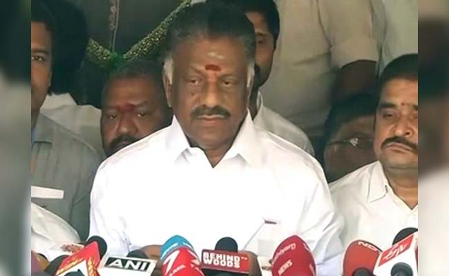 O Panneerselvam Dismisses VK Sasikala's Charge Of DMK Conspiracy