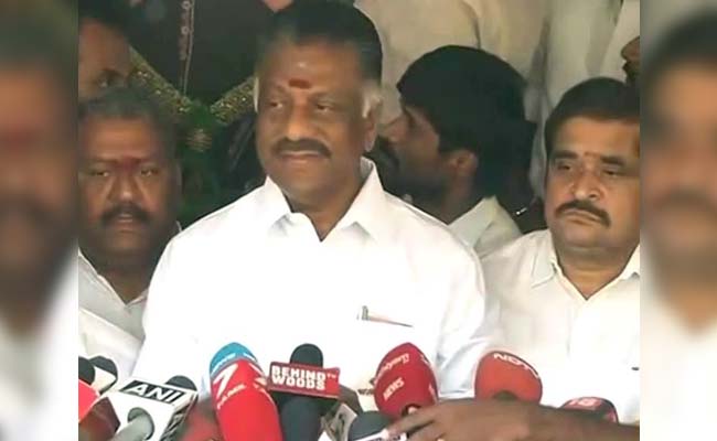 No Link With BJP, Says O Panneerselvam, But Hints At Centre's Support