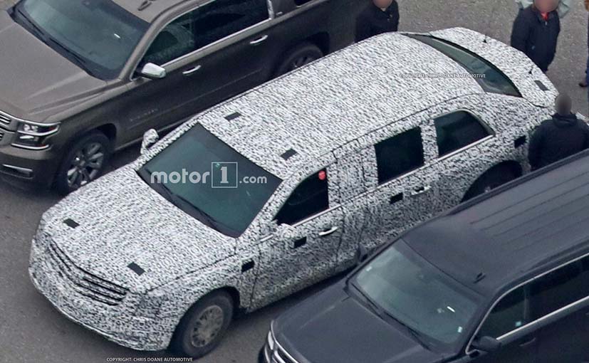Trump's New Presidential Cadillac Limousine Spied; Looks Almost Ready For Duty